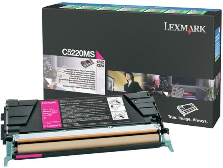 Lexmark C52x, C53x 3K magenta retourprogr. tonercartr.