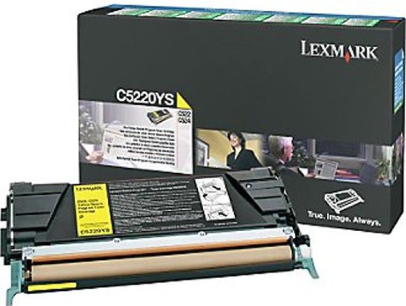 Lexmark C52x, C53x 3K gele retourprogr. tonercartr.
