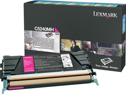 Lexmark C524, C532, C534 5K magenta retourpr. tonercartr.