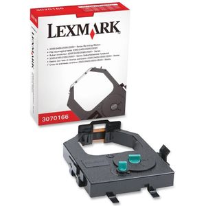 Lexmark nylontape met ReInk-System zwart - OEM: 3070166 - blauw Papier 3070166
