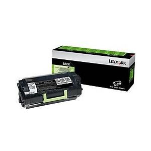Lexmark 522X (52D2X00) toner zwart extra hoge capaciteit (origineel)