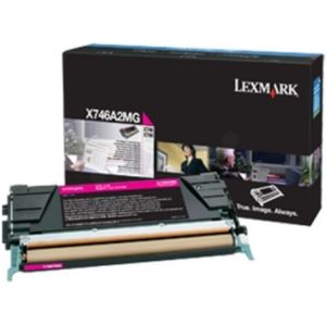 Lexmark X746A3 M tonercartridge 1 stuk(s) Origineel Magenta
