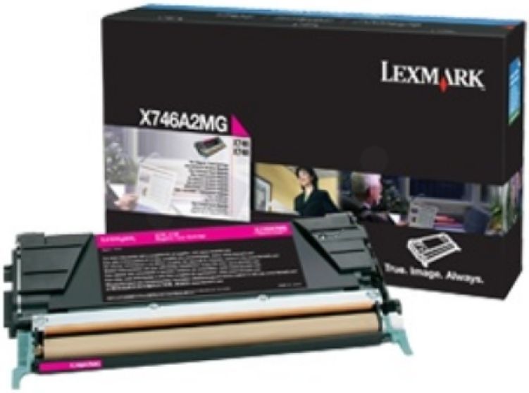 Lexmark X746A3 M tonercartridge 1 stuk(s) Origineel Magenta