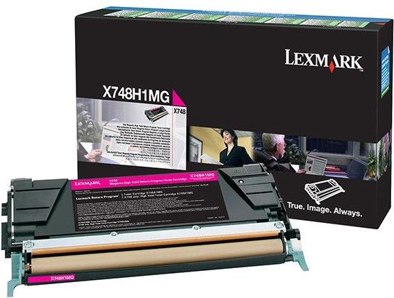 Lexmark X748H3MG tonercartridge 1 stuk(s) Origineel Magenta