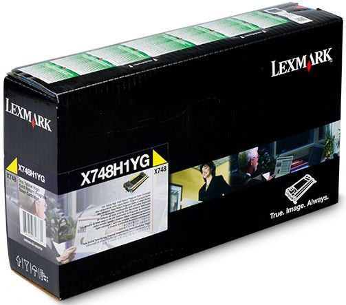 Lexmark X748H3YG tonercartridge 1 stuk(s) Origineel Geel