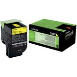 Lexmark 702Y R tonercartridge 1 stuk(s) Origineel Geel
