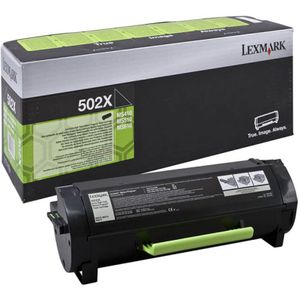 Lexmark 502X (50F2X00) toner zwart extra hoge capaciteit (origineel)