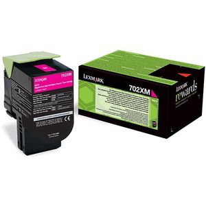 Lexmark 702XM tonercartridge 1 stuk(s) Origineel Magenta