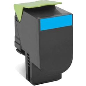 Lexmark 802C (80C20C0) toner cyaan lage capaciteit (origineel)