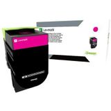Lexmark 80C0X30 tonercartridge 1 stuk(s) Origineel Magenta
