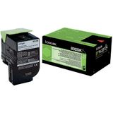 Lexmark 802SK (80C2SK0) toner zwart (origineel)