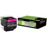 Lexmark 802SM tonercartridge 1 stuk(s) Origineel Magenta