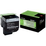 Lexmark 802XK tonercartridge 1 stuk(s) Origineel Zwart