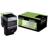 Lexmark 802HK (80C2HK0) toner zwart hoge capaciteit (origineel)