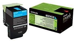 Lexmark Toner 80C2XCE ""Corporate"" XL cyan
