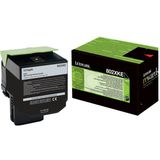 Lexmark 80C2XKE tonercartridge 1 stuk(s) Origineel Zwart