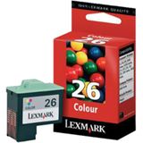 Lexmark #26 Color Print Cartridge inktcartridge Origineel Cyaan, Magenta, Geel