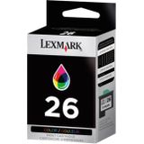 Lexmark #26 Color Print Cartridge inktcartridge Origineel Cyaan, Magenta, Geel