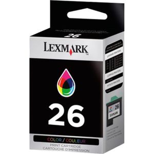 Lexmark Nr.26 (10N0026) inktcartridge kleur hoge capaciteit (origineel)