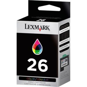 Lexmark #26 Color Print Cartridge inktcartridge Origineel Cyaan, Magenta, Geel