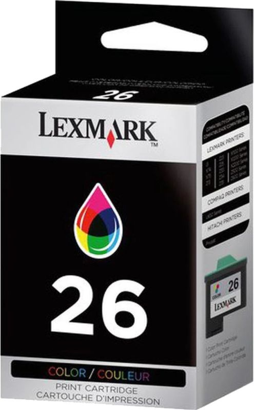 Lexmark #26 Color Print Cartridge inktcartridge Origineel Cyaan, Magenta, Geel
