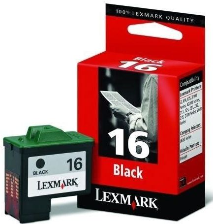 Lexmark Nr. 16 zwarte inktcartridge