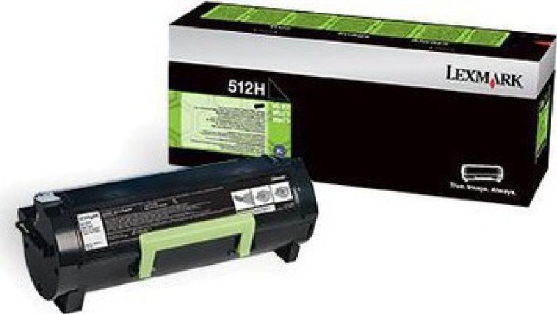 Lexmark 512H (51F2H00) toner zwart hoge capaciteit (origineel)
