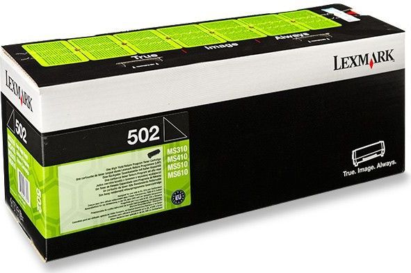 Lexmark 502E tonercartridge 1 stuk(s) Origineel Zwart