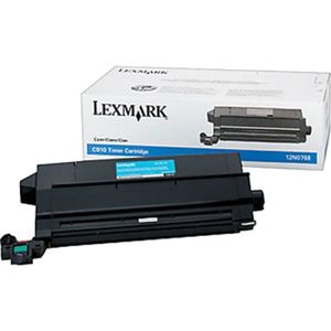 Lexmark 12N0768 toner cartridge cyaan (origineel)