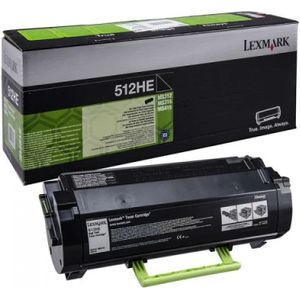 Lexmark 512HE tonercartridge 1 stuk(s) Origineel Zwart