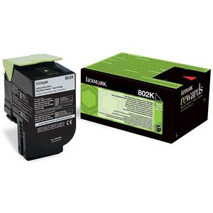 Lexmark 802KE tonercartridge 1 stuk(s) Origineel Zwart