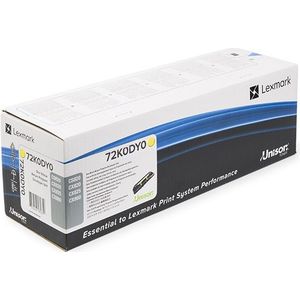Lexmark - Toner - 72k0dy0 (Y) - Unison™-toner - Hoge Beeldkwaliteit