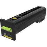 Lexmark 72K20Y0 toner cartridge geel (origineel)