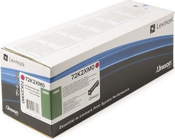 Lexmark 72K2XM0 tonercartridge 1 stuk(s) Origineel Magenta