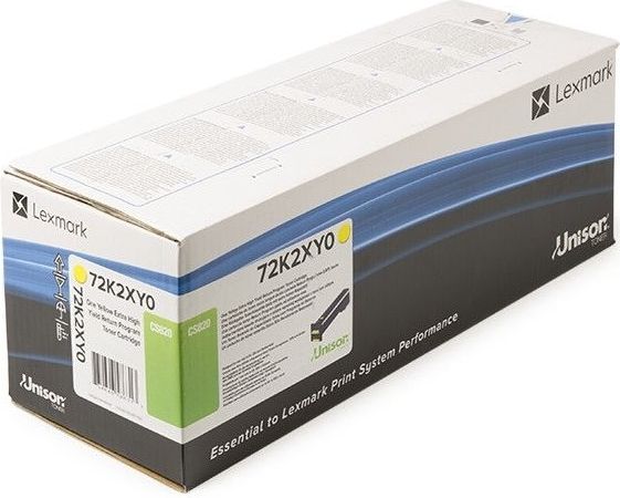 Lexmark 72K2XY0 tonercartridge 1 stuk(s) Origineel Geel