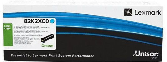 Lexmark 82K2XC0 tonercartridge 1 stuk(s) Origineel Cyaan