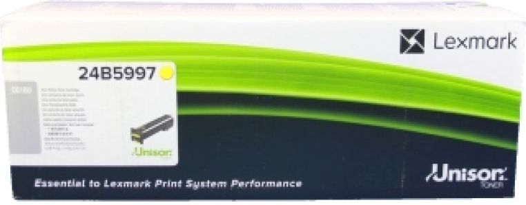 Lexmark 24B5997 tonercartridge 1 stuk(s) Origineel Geel