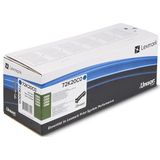 Lexmark 72K20CE tonercartridge 1 stuk(s) Origineel Cyaan