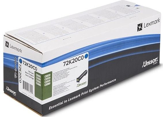 Lexmark 72K20CE tonercartridge 1 stuk(s) Origineel Cyaan