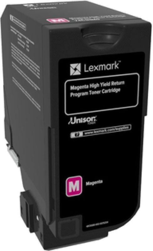 Lexmark 74C2HM0 tonercartridge 1 stuk(s) Origineel Magenta