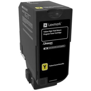 Lexmark 74C2HY0 tonercartridge 1 stuk(s) Origineel Geel