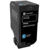 Lexmark 74C20CE tonercartridge 1 stuk(s) Origineel Cyaan