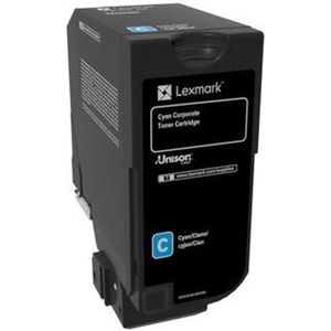 Lexmark 74C20C0 toner cyaan (origineel)