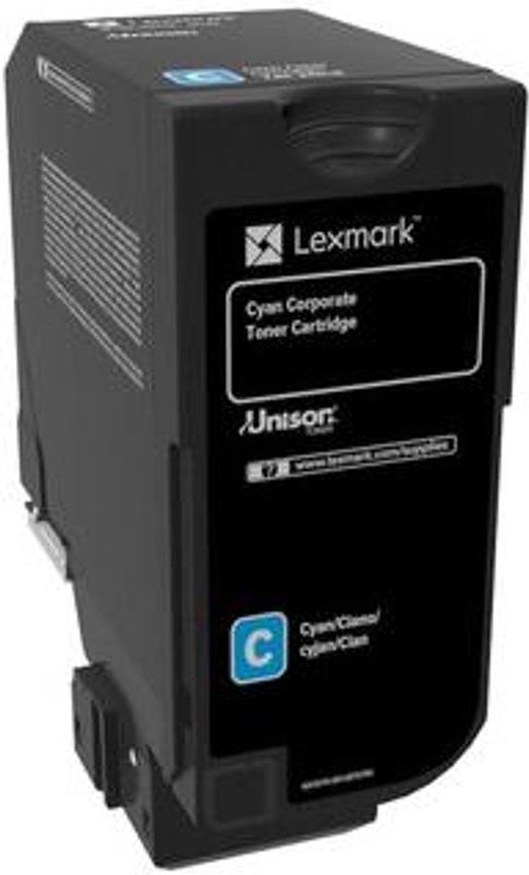 Lexmark 74C20CE tonercartridge 1 stuk(s) Origineel Cyaan