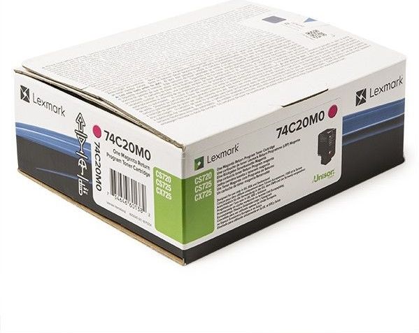Lexmark 74C20ME tonercartridge 1 stuk(s) Origineel Magenta