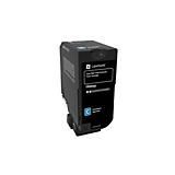 Lexmark 74C2HC0 toner cyaan extra hoge capaciteit (origineel)