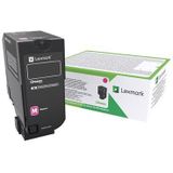 Lexmark 74C2HME tonercartridge 1 stuk(s) Origineel Magenta