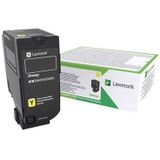 Lexmark 84C2HYE tonercartridge 1 stuk(s) Origineel Geel
