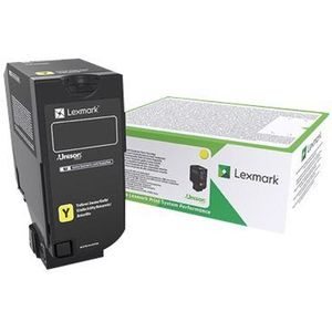 Lexmark 84C2HYE tonercartridge 1 stuk(s) Origineel Geel