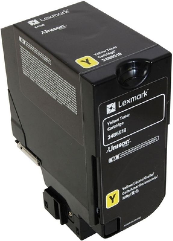 Lexmark 24B6518 tonercartridge 1 stuk(s) Origineel Geel